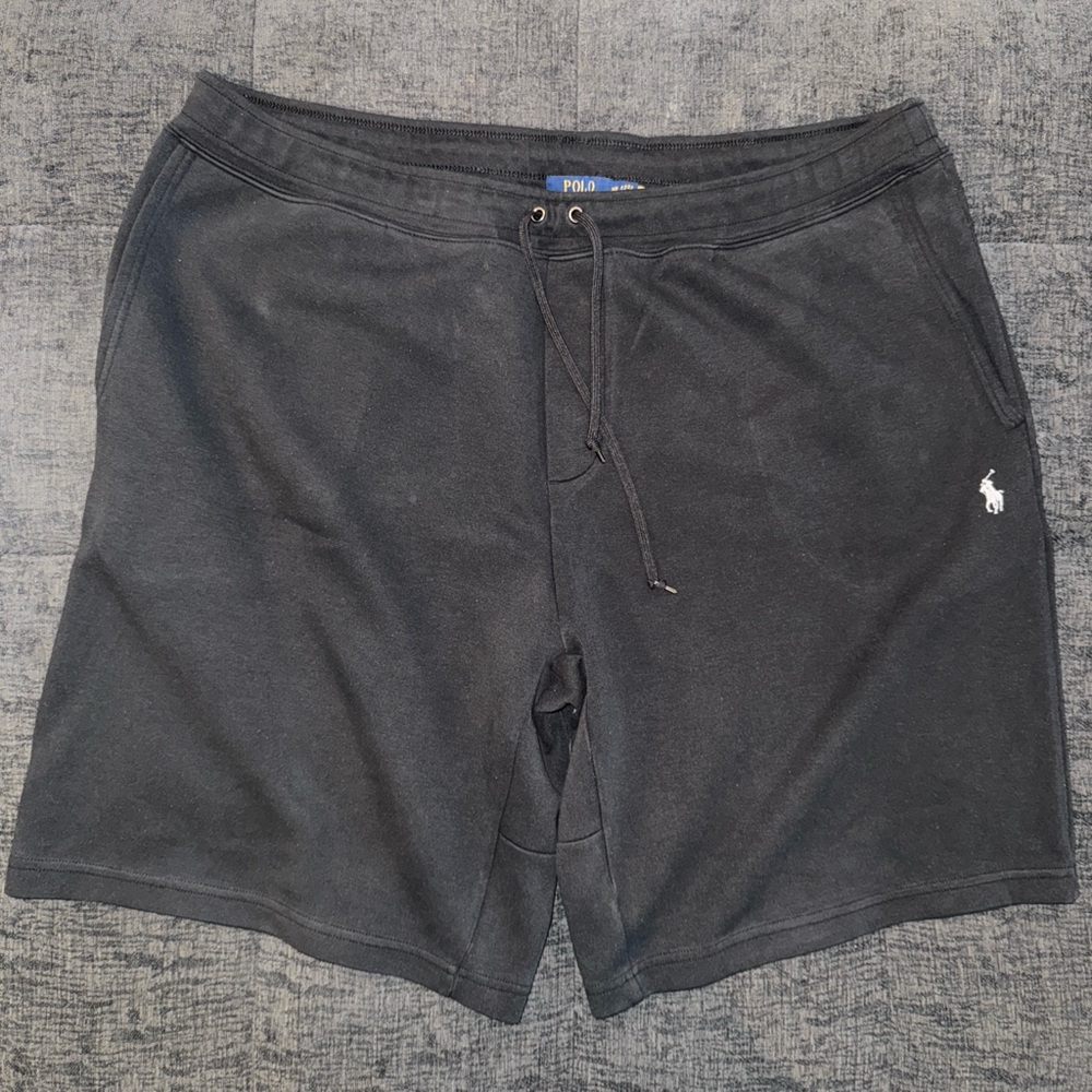 Black/Grey Polo Ralph Lauren cotton shorts.